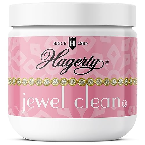 Hagerty Jewelry Cleaner - Professional Jewelry Cleaning for Diamonds, Gold, Platinum, Precious Stones and More - Kosher Certified Jewelry Cleaning Kit Includes Dipping Basket and Brush, 7 Oz. - size: 7 Ounce (Pack of 1)