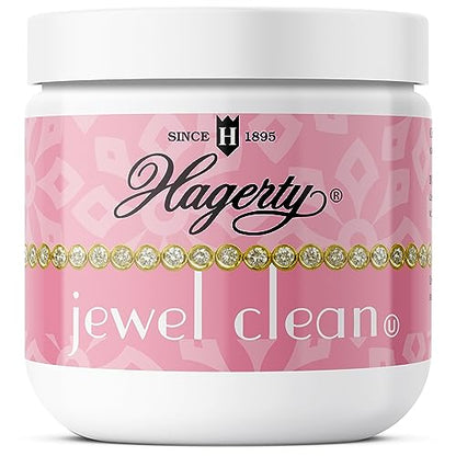 Hagerty Jewelry Cleaner - Professional Jewelry Cleaning for Diamonds, Gold, Platinum, Precious Stones and More - Kosher Certified Jewelry Cleaning Kit Includes Dipping Basket and Brush, 7 Oz. - size: 7 Ounce (Pack of 1)