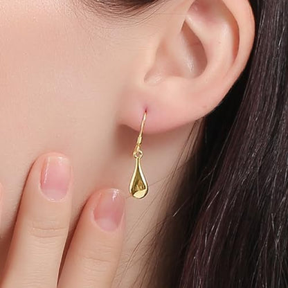 ToHeart Gold Dangle Earrings for Women Small Gold Hoop Earrings