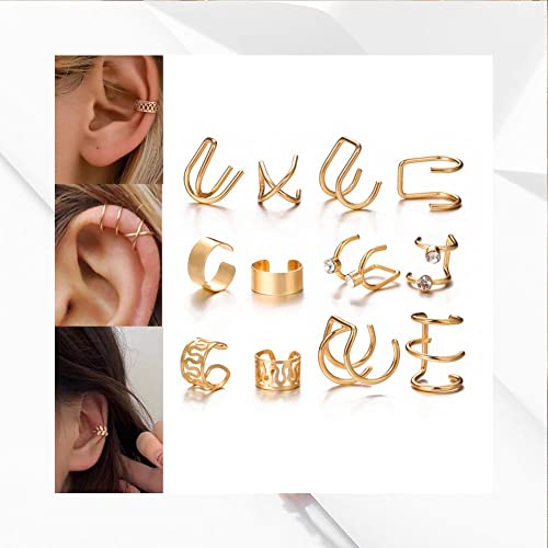 60 PCS Gold Jewelry Set with Multi-Layered Bracelet Necklace, Dangle Earrings, Stackable Ring For Women Valentine Anniversary Jewelry Pack Gifts For Her - color: GOLD