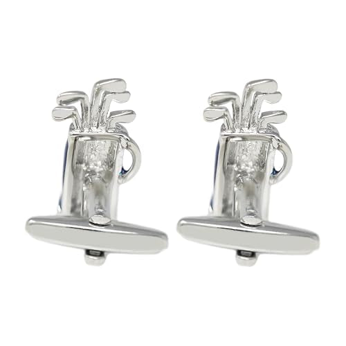 Novelty Sports Theme Cuff Links For Men Father's Day Birthday Gift Fancy Cufflinks - style: Golf Club