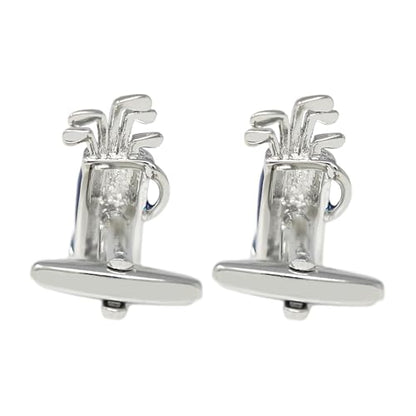 Novelty Sports Theme Cuff Links For Men Father's Day Birthday Gift Fancy Cufflinks - style: Golf Club