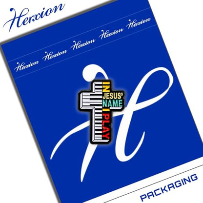 Enamel Pins, Cute Pins for Backpacks, Hat Pins, Novelty Brooch Pins, Backpack Pins, Lapel Pins for Men, Women, Girls, Boys. For Lanyard, Bags, Hats, Caps, Clothing - color: In Jesus' Name