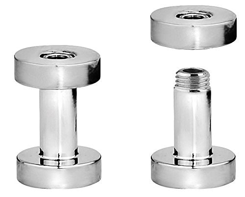 Forbidden Body Jewelry 1.2mm - 16mm Surgical Steel Ear Gauges Screw Fit Tunnels, Tunnel Plug Earrings Sold as a Pair - style: 3mm (8 Gauge)