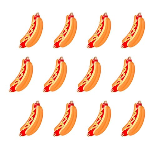 Hot Dog Cartoon Enamel Pins Brooch Creative Brooch Lapel Pin Badge Cute Metal Brooch Pins Accessories Decoration for Girls Boys Women Clothes Backpacks Decor - size: 12Pieces