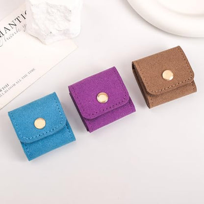3 Pack Mini Jewelry Organizer, Travel Jewelry Case, Foldable Multifunctional Travel Jewelrys Pouch for Earrings, Necklaces, Rings, Chain Bracelets, Brooches - color: Green
