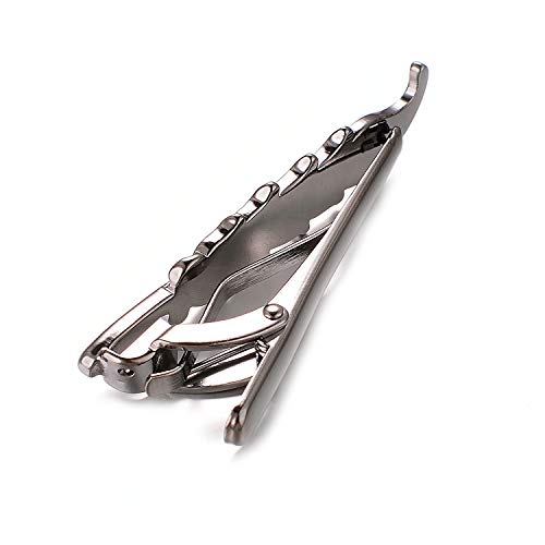 Yoursfs Feather Tie Clip For Men Stylish Tie Bar Metal Clasp Necktie Pin Business Wedding Clamp - style: black