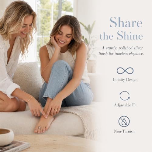 Silver Toe Rings Adjustable Open Cuff Toe Ring Set for Women Vintage Knot Band Non Tarnish Toe Jewelry for Toes Women and Men Adjustable Foot Rings