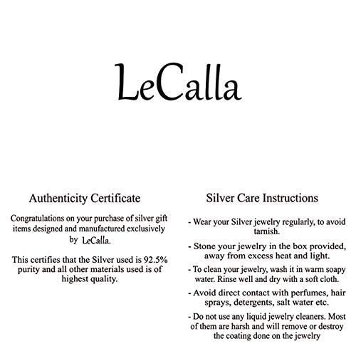 LeCalla 925 Sterling Silver Leverback Drop Earrings | Lightweight Italian Teardrop Dangle Earring for Women - color: Oval Shape Drop
