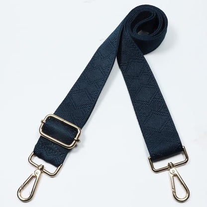 Kolti Purse Strap Replacement Crossbody Handbag Stripe Wide Adjustable - color: Gold Buckle-392