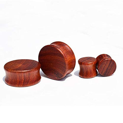 2PCS Wood Gauges For Ears Ear Plug Tunnel Stretcher Expander 8-25mm 0G-1'' Tree of Life Piercings Jewelry - style: 3/4" (20mm)