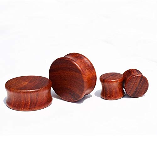 2PCS Wood Gauges For Ears Ear Plug Tunnel Stretcher Expander 8-25mm 0G-1'' Tree of Life Piercings Jewelry - style: 5/8" (16mm)