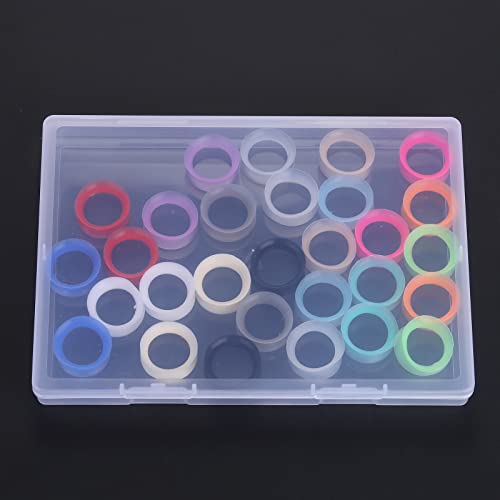 Xpircn 30Pcs Silicone Ear Gauges Flexible Ear Tunnels Plugs Stretchers Expander Double Flared Flesh Ear Piercing Jewelry for Women Men - style: Gauge:3/4"(20mm)