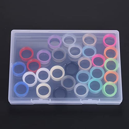 Xpircn 30Pcs Silicone Ear Gauges Flexible Ear Tunnels Plugs Stretchers Expander Double Flared Flesh Ear Piercing Jewelry for Women Men - style: Gauge:3/4"(20mm)