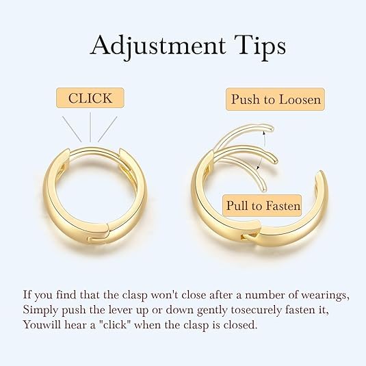 Dainty 14K Gold Plated Hoop Earrings for Women Small Gold Hoop Earring for Womens with Round Cubic Zirconia Lightweight Huggie Hoops Earring for Womens