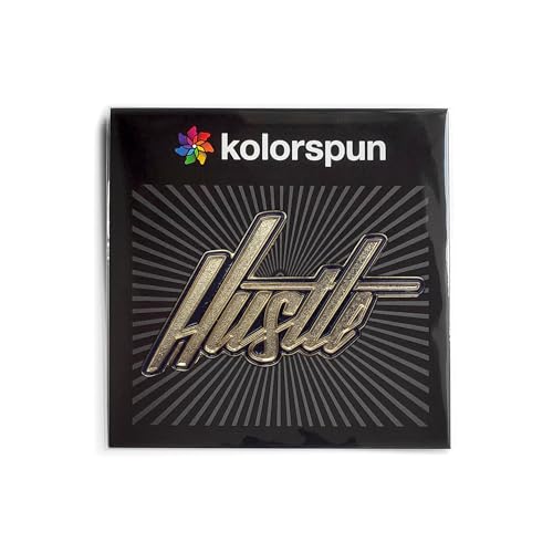 Kolorspun Hustle Enamel Lapel Pin - color: Gold