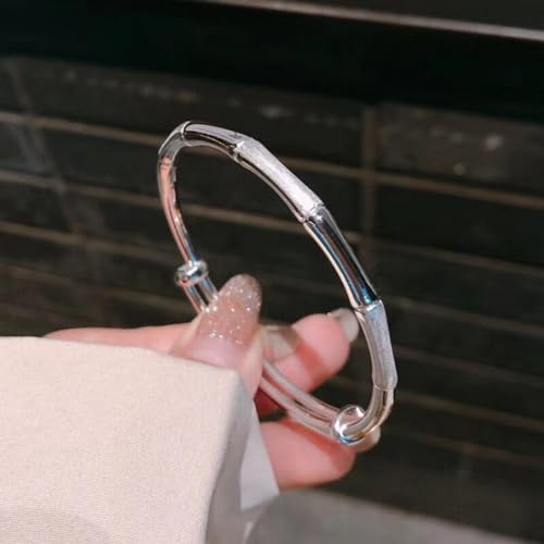 925 Sterling Silver Bracelet Plated Cuff Bangle Bracelet Fashionable Multi-layer Cross Wire Bangle Bracelet Open Adjustable Wide Cuff Bracelet for Teen Girls Fashion Jewelry - color: 7