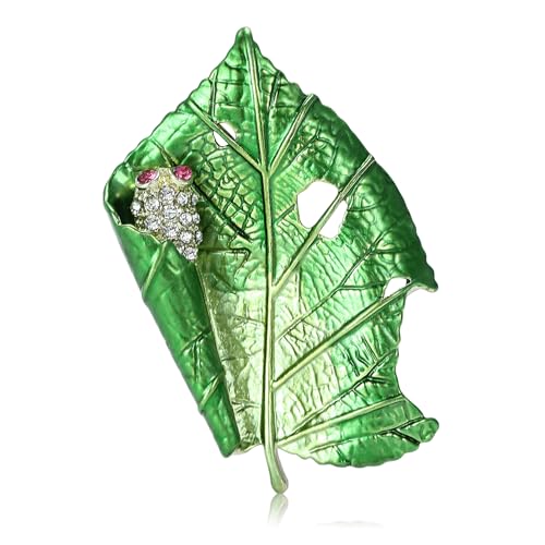 Flower Brooch for Women Rhinestone Pearl Zirconia Flower Lapel Pin Birthday Holiday Gift for Mother Wife Girlfriend - color: 12 leaf