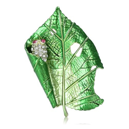Flower Brooch for Women Rhinestone Pearl Zirconia Flower Lapel Pin Birthday Holiday Gift for Mother Wife Girlfriend - color: 12 leaf