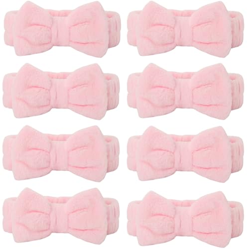 Bridesmaid Scrunchies Proposal Gifts Bachelorette Hair Claws Clips women heart sunglasses for Wedding Party Favors (Pink headband 24pcs) - color: Pink Headband 24pcs