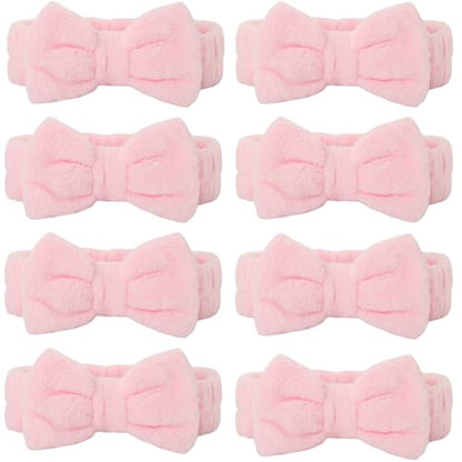 Bridesmaid Scrunchies Proposal Gifts Bachelorette Hair Claws Clips women heart sunglasses for Wedding Party Favors (Pink headband 32pcs) - color: Pink Headband 32pcs