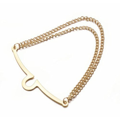 Yoursfs Tie Chains for Men Gold and Sliver Tie - style: Gold Double Tie Chains