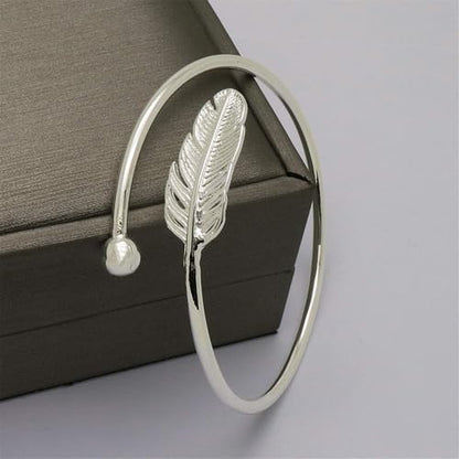 925 Sterling Silver Bracelet Plated Cuff Bangle Bracelet Fashionable Multi-layer Cross Wire Bangle Bracelet Open Adjustable Wide Cuff Bracelet for Teen Girls Fashion Jewelry - color: 10