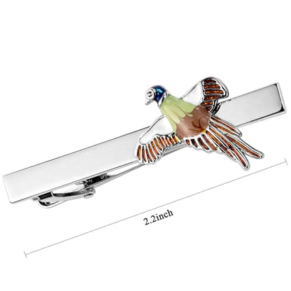 HAWSON Tie Clips for Men Unique,Fun Animal/Musical/Nautical Tie Clip,Novelty Personalized Mens Tie Bar,Accessories Business Wedding Gifts - style: Flying Bird