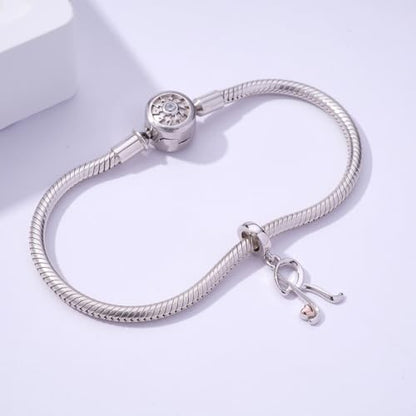 Letter Charms for Pandora Bracelets 925 Sterling Silver Alphabet Initial Charms Bead Jewelry Gift for Women - style: Initial R