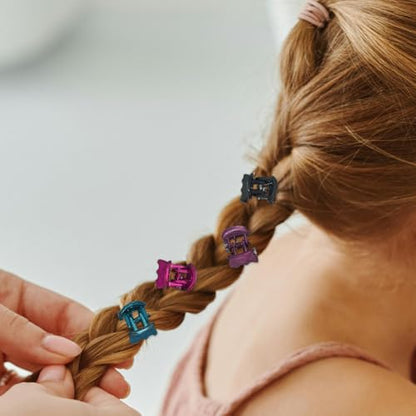 50 PCS Mini Hair Claw Clips， Bangs Strong Grip Multifunction Clamp Clips. (Matte color 2) - color: Matte color 2