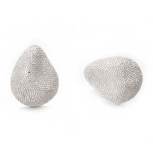 Yoursfs Clip on Earrings for Women Crystal Jewelry for Women Large for Trendy Wedding Clip on Earrings for Hypoallergenic Pressure Earrings Parent ASIN: B0H2HF29G9 - style: Trendy Silver Jackfruit Clip On Earrings