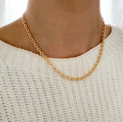Gold Necklace For Women, Layered 14K Real Gold Plated Necklaces For Women,Dainty Gold Paperclip Chain Tear Circle CZ Pendant Necklace Stack,Trendy Gold Jewelry Set Gifts - style: Small Paperclip-Gold