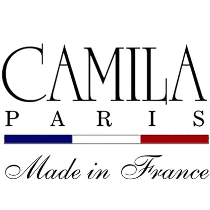 Camila Paris CP3225 French Hair Clip for Women, Narrow, Strong Hold Grip Double Teeth Girls Hair Claw Clips Jaw, Fashion Durable Styling Hair Accessories for Women, Made in France - color: Red 4"
