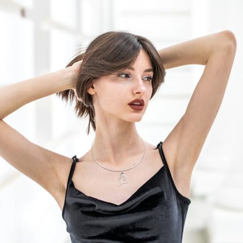 UNICRAFTALE Wire Wrap Collar Necklaces for Women 304 Stainless Steel Choker Necklaces Open Choker Necklace Metal Plain Chocker Collar Necklace for DIY Jewelry Making - color: Mixed Color