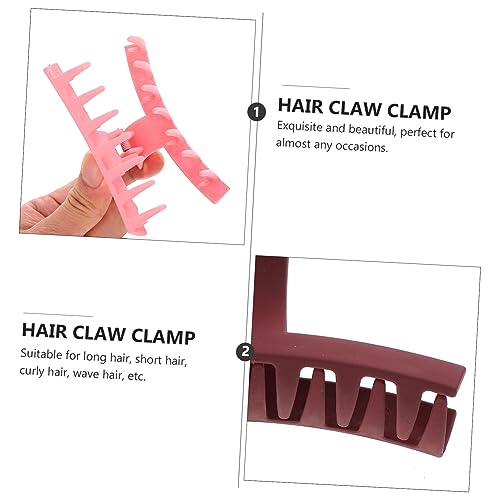 Outanaya Large Hair Claw Clips 3pcs Set Stylish Acrylic Hair Snap Clips Hair Barrette Hair Clamp Clip for Hair