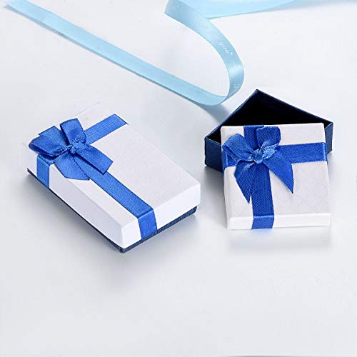GULICX AAA Cubic Zirconia CZ Silver Plated Base Women's Party Jewelry Set Earrings Pendant Necklace - color: Blue CZ-Rose gold Plated