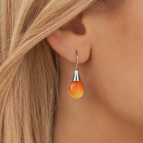 Ritach Teardrop Earrings for Women Trendy Sterling Silver Hypoallergenic Crystal Dangle Drop Earrings Set for Jewelry - color: B-6pairs