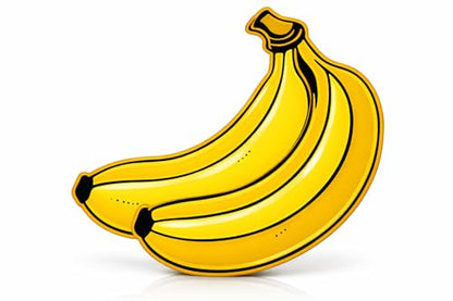 1.25" Banana Soft Enamel Lapel Pin – Fruit Food Brooch Accessory for Jackets, Bags, Hats and Crafts