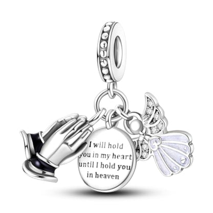925 Sterling Silver Charm for Bracelet Necklace Women Dangle Pendant Beads | Love Faith Mom Ocean travel Butterfly Party Charm Beads Pendants DIY Jewelry Gift - color: Beautiful Faith Charm