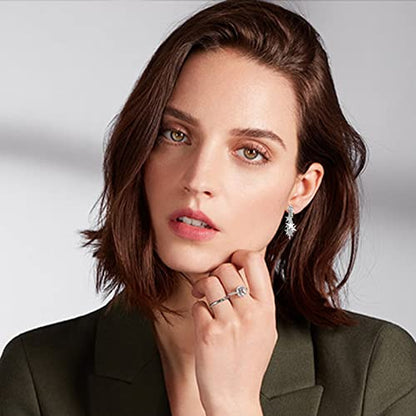 Women's Statement Clip-On Earrings Hypoallergenic Lightweight Clip Earrings - color: silver star