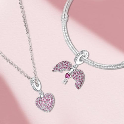 Annmors Birthstone Charms for Bracelet 925 Sterling Silver Charms fit Bracelet Necklace Dangle with 5A Cubic Zirconia Christmas Valentine Mother's Day Gift for Women - color: 07-July-RubY