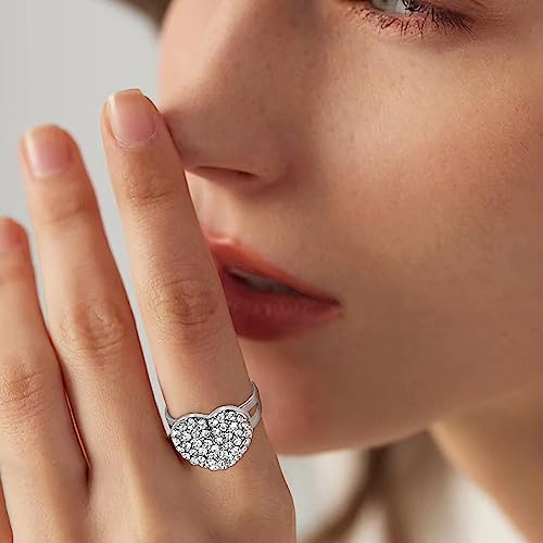 SYHOL Gold Jewelry Set 18K Gold Accessories for Women Jewelry Set Wedding Bridal Fashion Jewelry Sets Women Accessories Bracelets Earrings and Rings Sweetheart Gifts - color: X0091-Silver