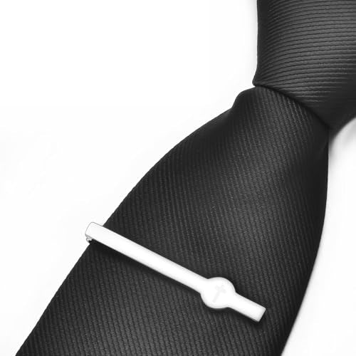 Gold Black Silver Cross Tie Clips For Men Unique Christian Catholic Tie Clip Cross Accessories For Men - style: silver cross tie clip