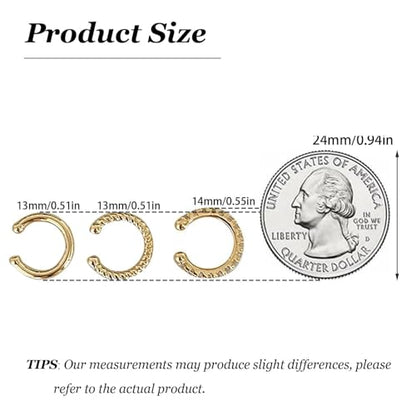 Ear Cuffs Non Piercing Ear Cuff Earrings for Women Gifts Trendy Stuff Clip on Cartilage Earrings Stacks Fake Earrings Jewelry Gifts - color: A2:clip on earrings A