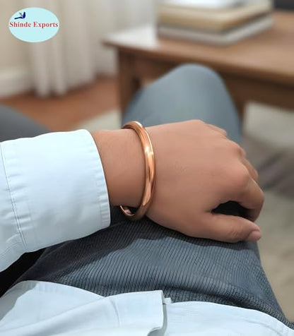 SHINDE EXPORTS pure copper bracelets cuf kada bangle for men and women - style: 100gms 2-12