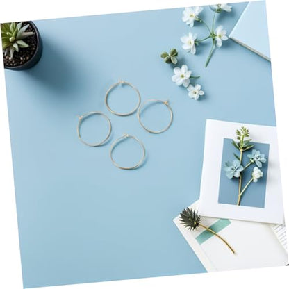 SHERCHPRY 10pcs Large Hoop Earrings for Women Lightweight Oversized Circle Dangles Fade Resistant Finish Versatile Jewelry for Weddings Parties Everyday Wear