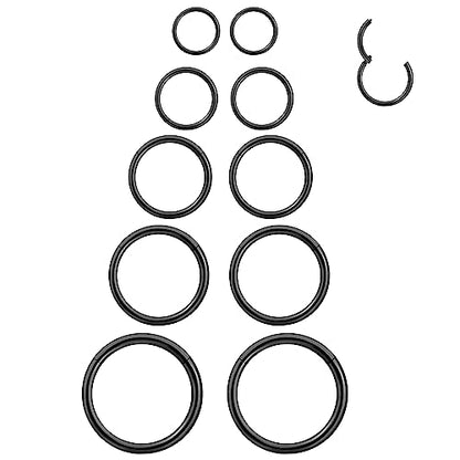 LEE&RO 16G 6MM 7MM 8MM 9MM 10MM Hinged Clicker Septum Rings 16G Nose Hoop Tragus Helix Cartilage Hoop Earrings - color: black