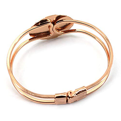 Minache Gold Silver Oval Bezel Tray Cuff Bangles Bracelets for Women,20mm Blank Cuff Style Bracelet Trays for Bracelet DIY Making - color: Steel color
