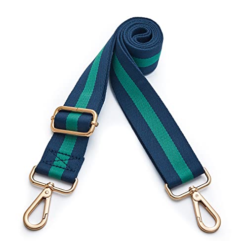 Kolti Purse Strap Replacement Crossbody Handbag Stripe Wide Adjustable - color: Gold Buckle-11