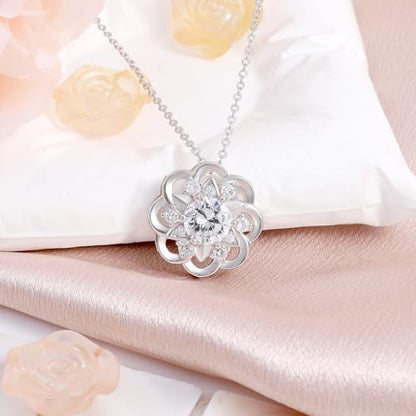 Sterling Silver Pendant Necklace Charms Hypoallergenic Fashion Jewelry Dainty Valentines Day Birthday Gift for Women - style: Star